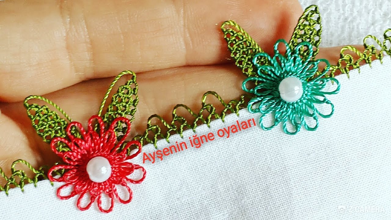 344.moMuhteşem bir model daha igne oyası modeli anlatımlı yapılışı Flower floor video  lik