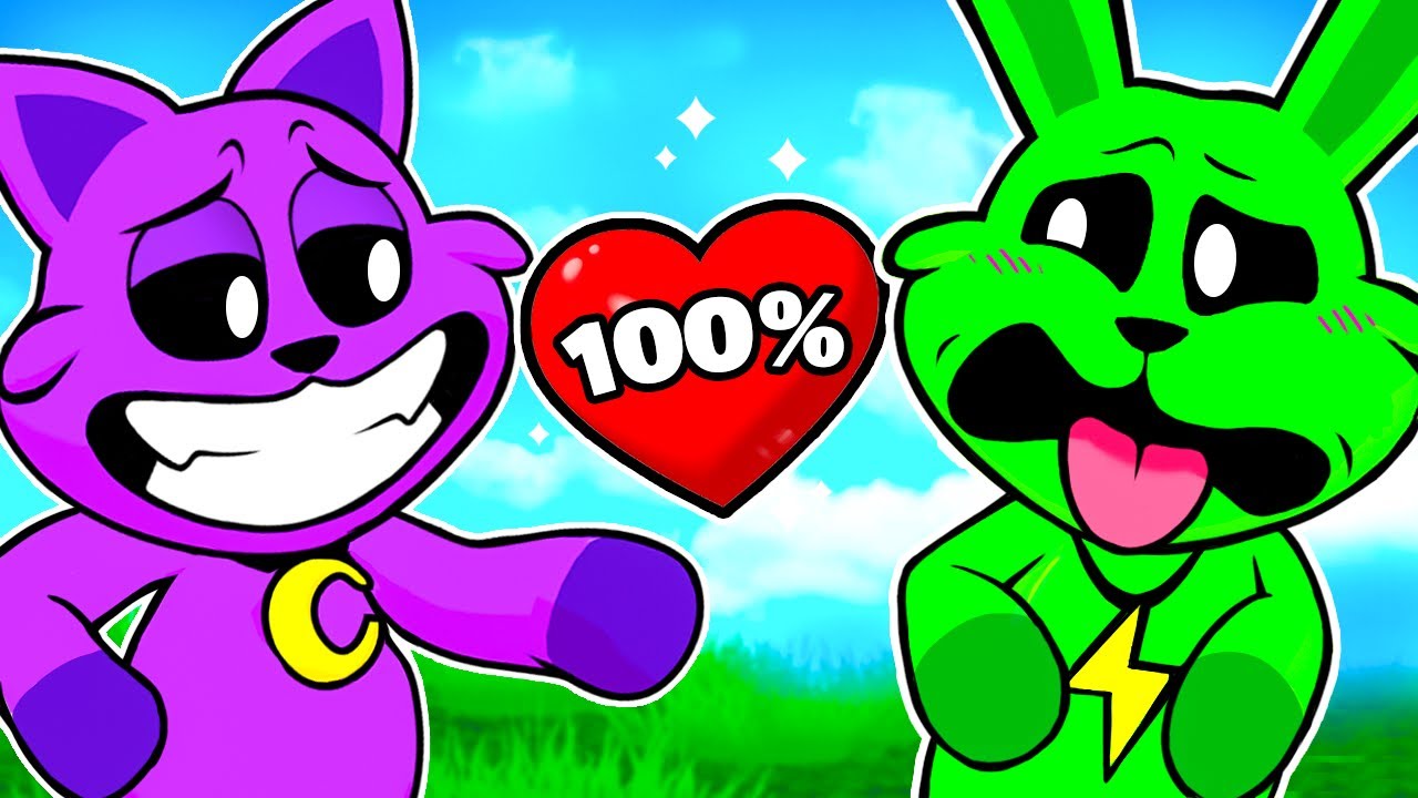 DogDay e Catnap no TESTE DO AMOR do Poppy Playtime VR