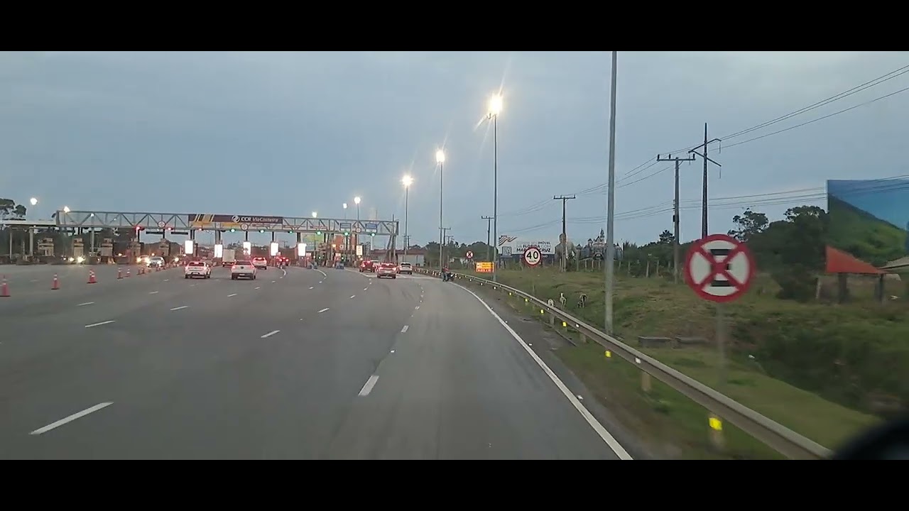 BR 101 litoral Catarinense a vista.