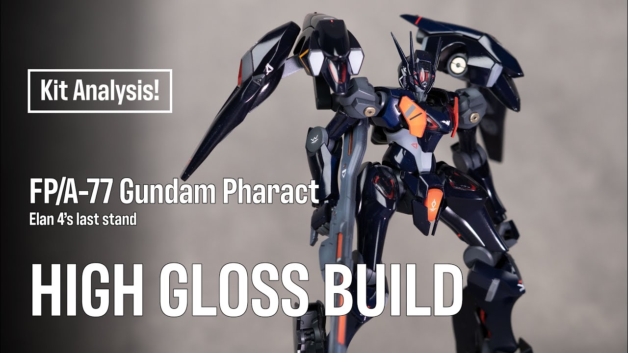 Gundam Armored Core?? Обзор и глянцевая сборка HG Gundam Pharact 1/144 | Анализ набора!