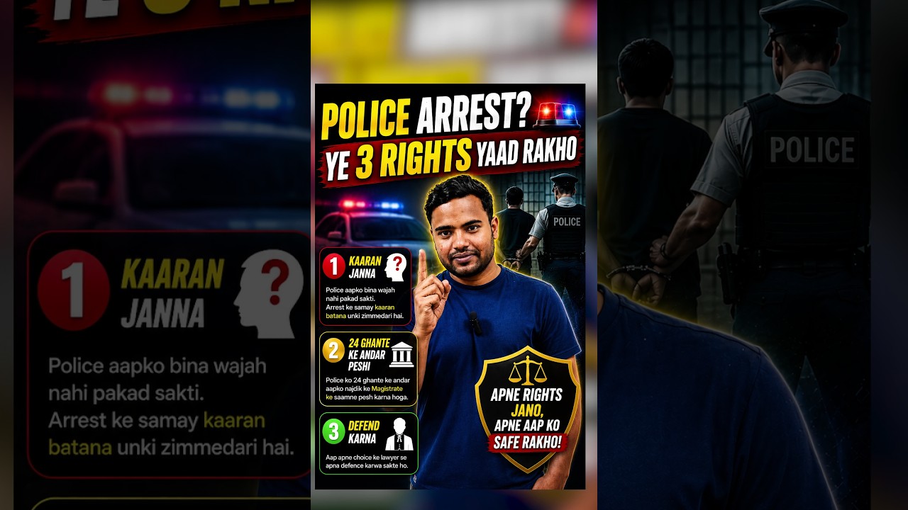 👉 Police Arrest Kare To? 😳 Ye 3 Rights Bachayenge!
