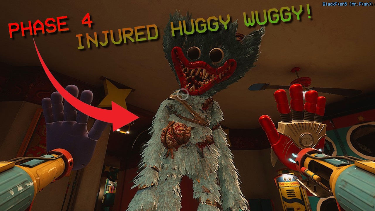 PROJECT PLAYTIME PHASE 4 ADDS INJURED HUGGY WUGGY!