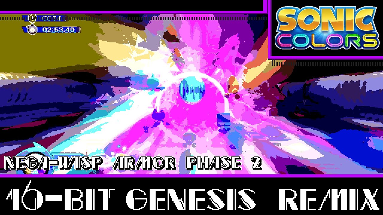 [16-Bit;Genesis]Nega-Wisp Armor Phase 2 - Sonic Colors
