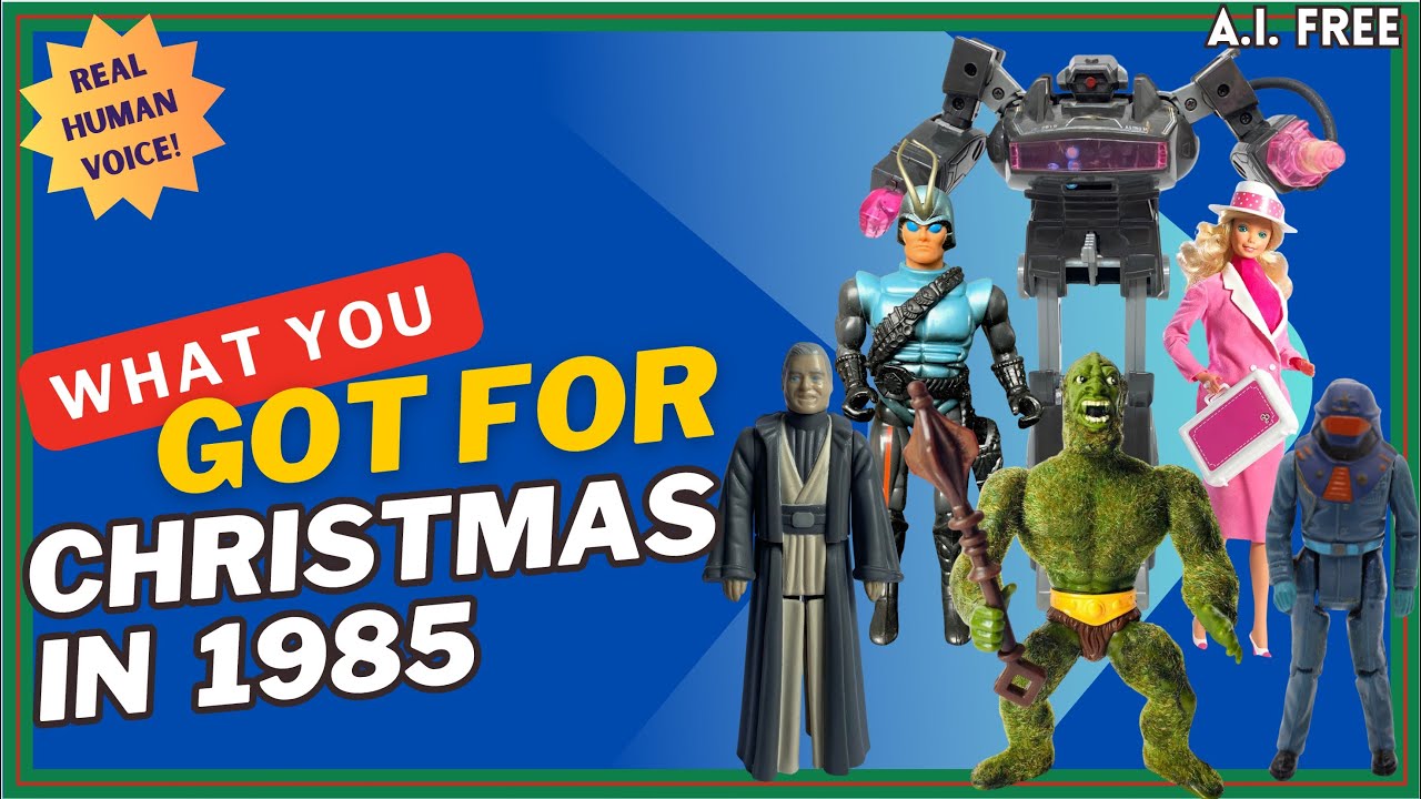 CHRISTMAS GIFTS 40 Years Ago | Toys & Action Figures FROM 1985: What We Got Under the Tree in 1985
