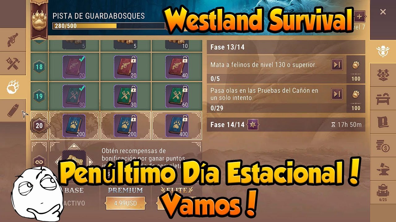 Westland Survival Penúltimo Día Estacional! Vamos!