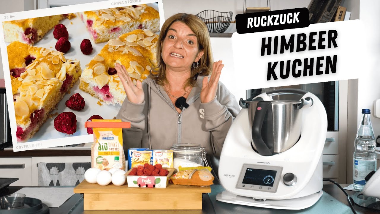 Himbeer Blechkuchen   Thermomix® TM5/TM6
