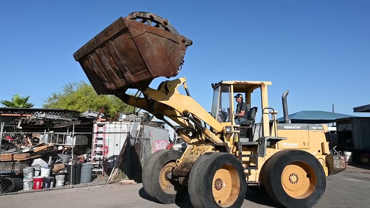 2001 Komatsu WA180-3 sn 66216 loader PART 1 InspectEquipment.Com