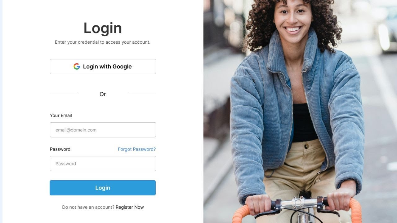 Learn UI/UX DESIGN online for FREE | Daily UI Design Challenge | Day - 01 | Login Page