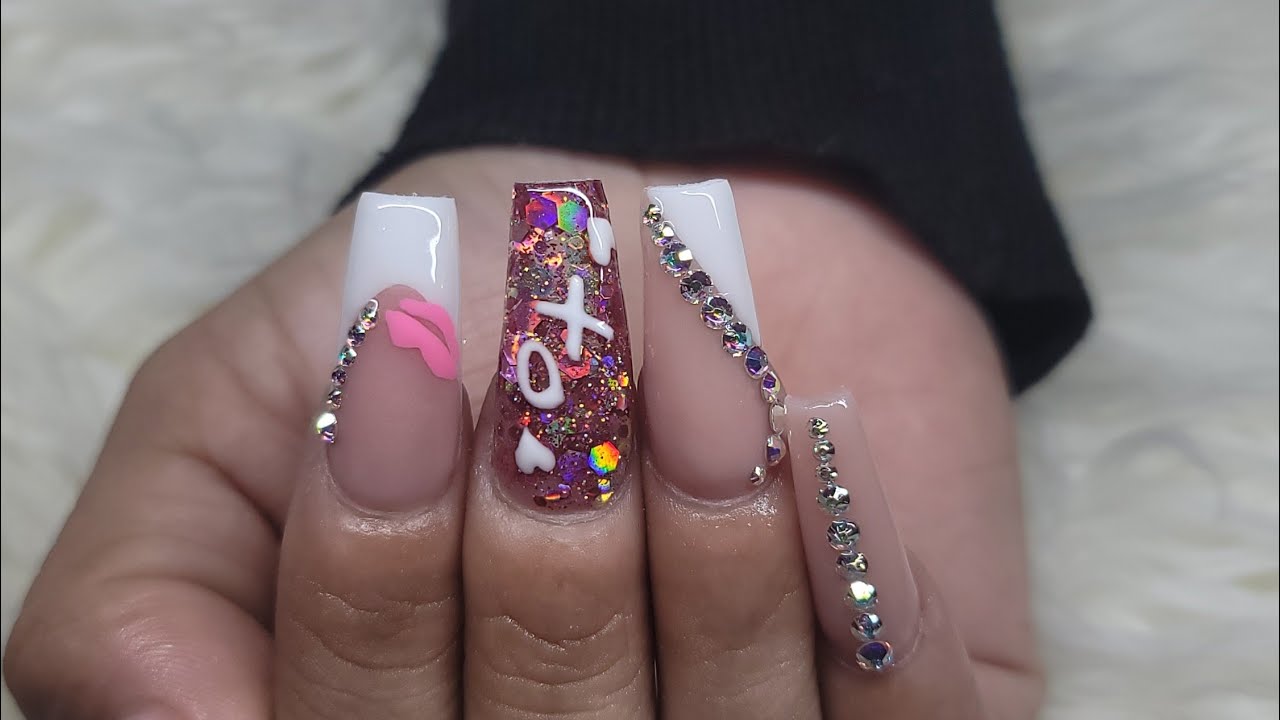 Diseño de Uñas para Valentines
