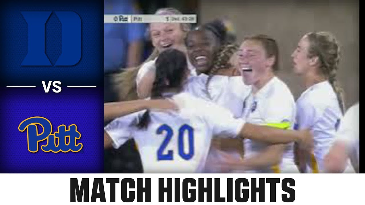 Duke vs. Pitt ACC Women's Soccer Highlights (2023)