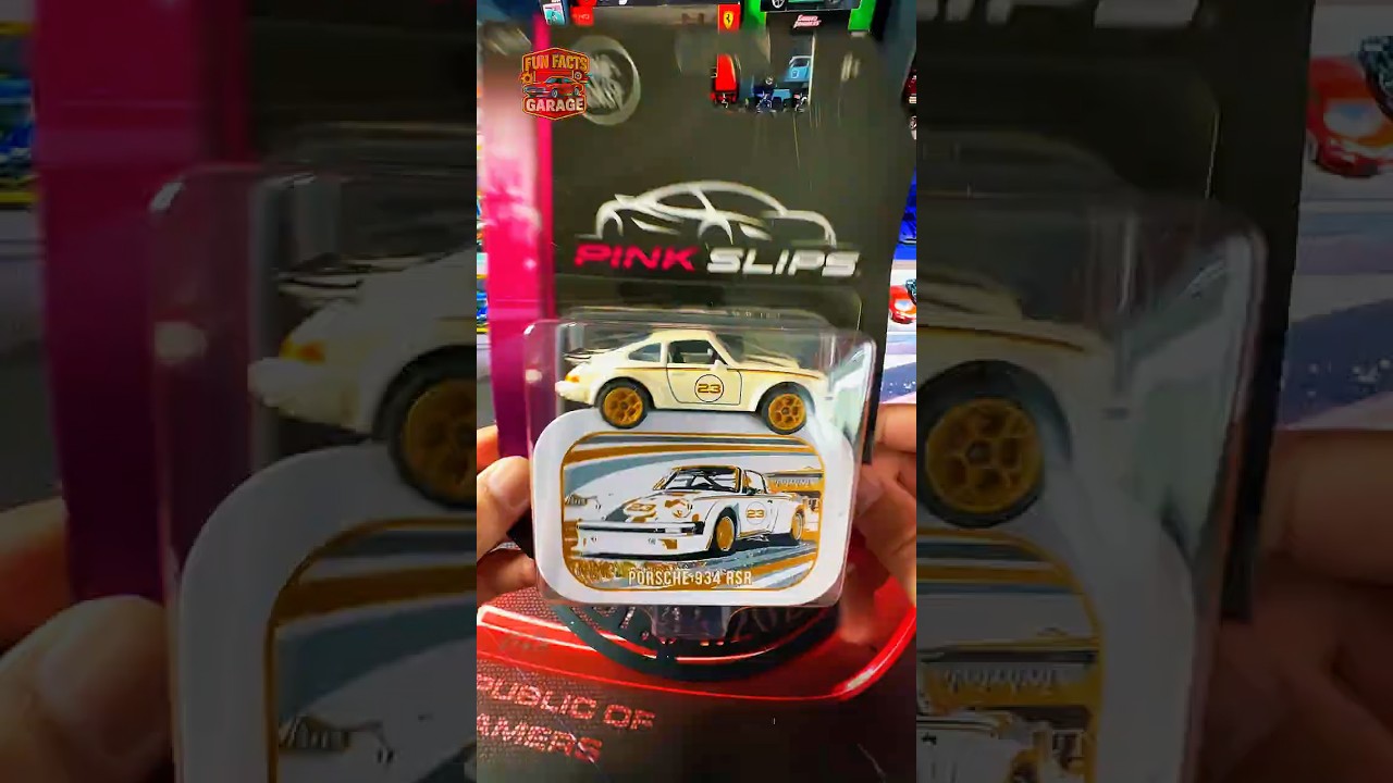 Pink Slips Porsche 934 RSR: The Turbo That Changed Racing! #FunFactsGarage #diecast #toycars