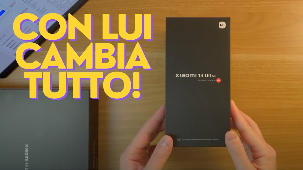 Xiaomi 14 Ultra Unboxing ITA con Photography Kit