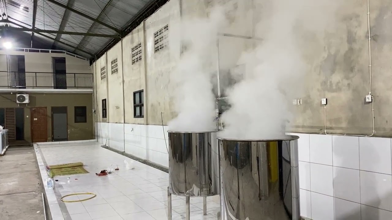 PEMASANGAN KETEL UAP BOILER MENGGUNAKAN KOMPOR OLI BEKAS UNTUK PABRIK TASUBA DI JOGJA