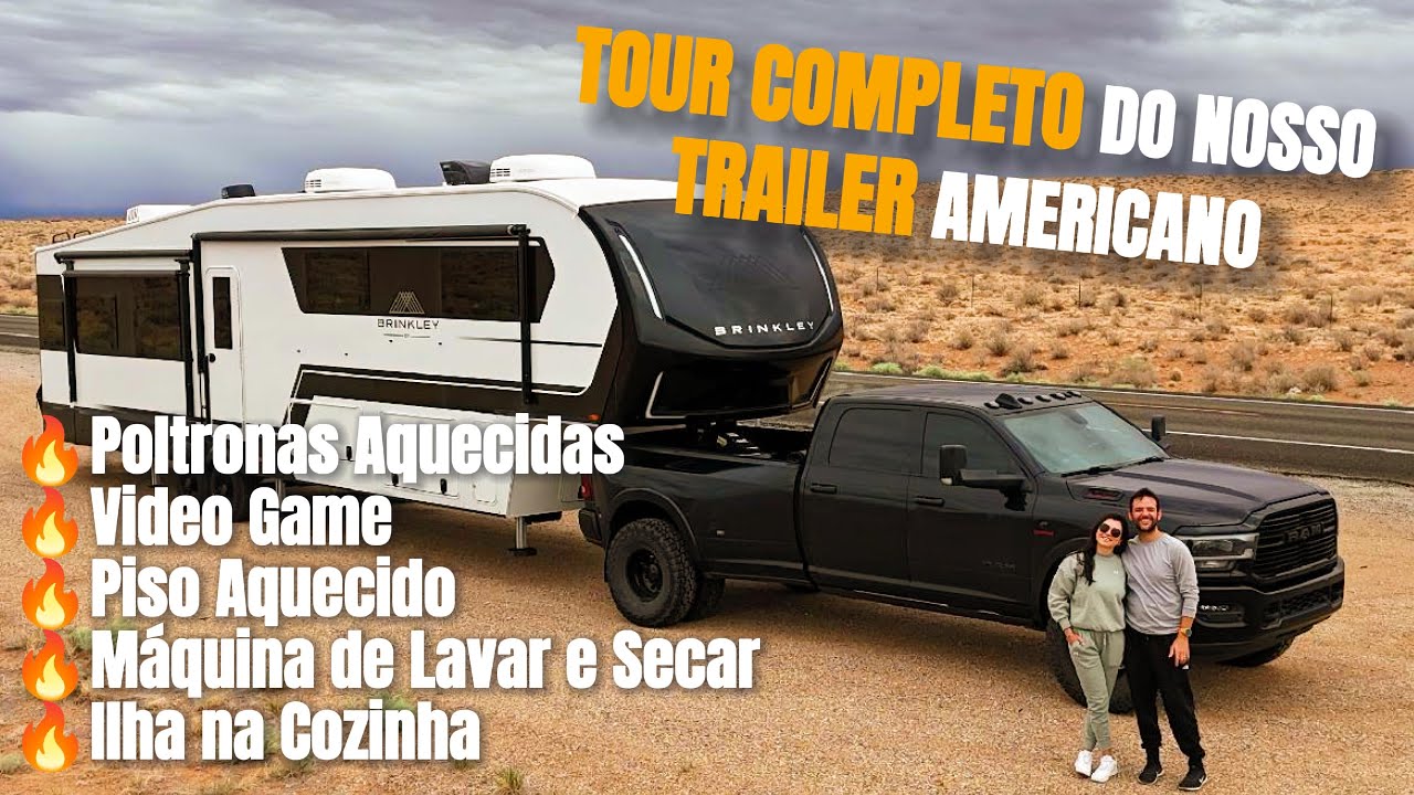 Você nunca viu um motorhome assim! TOUR COMPLETO do nosso trailer