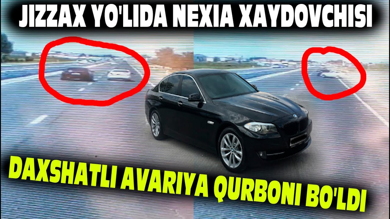 Жиззах йўлида нексия хайдовчиси дахшатли аваря қурбони бўлди
