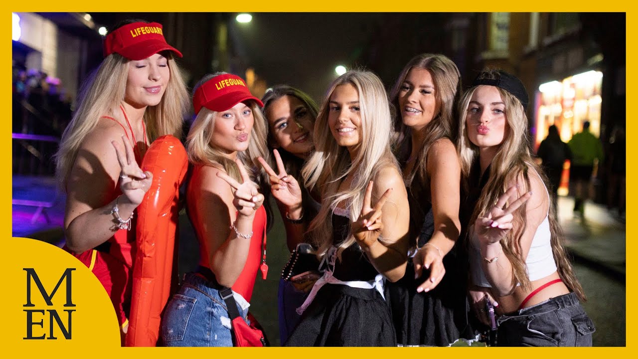 Thousands head out for Wigan's Boxing Day fancy dress night out