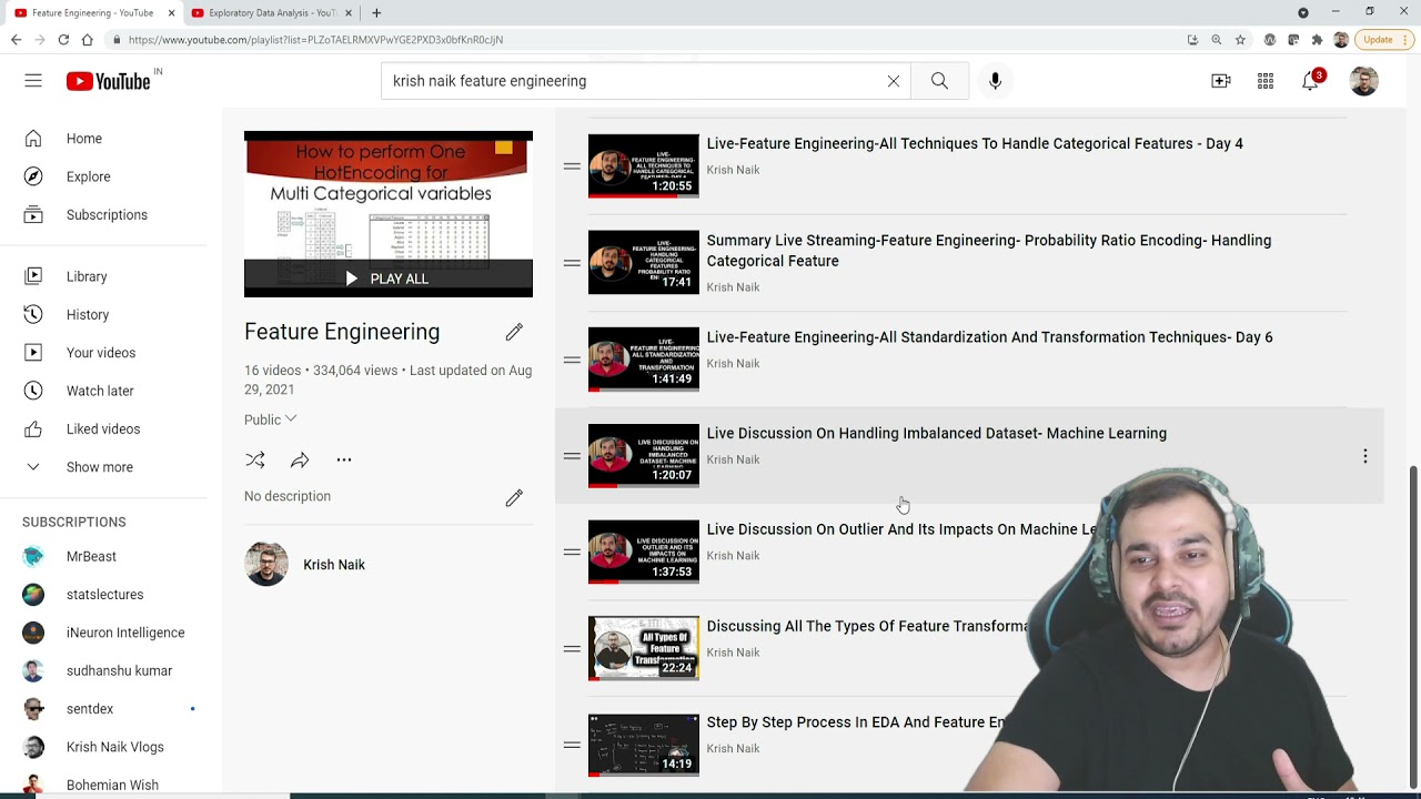 Complete Feature Engineering And EDA In Data Science in 31 Videos