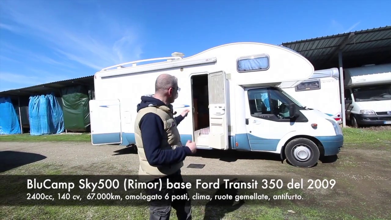 Camper BluCamp Sky500 Rimor base Ford350 del 2009