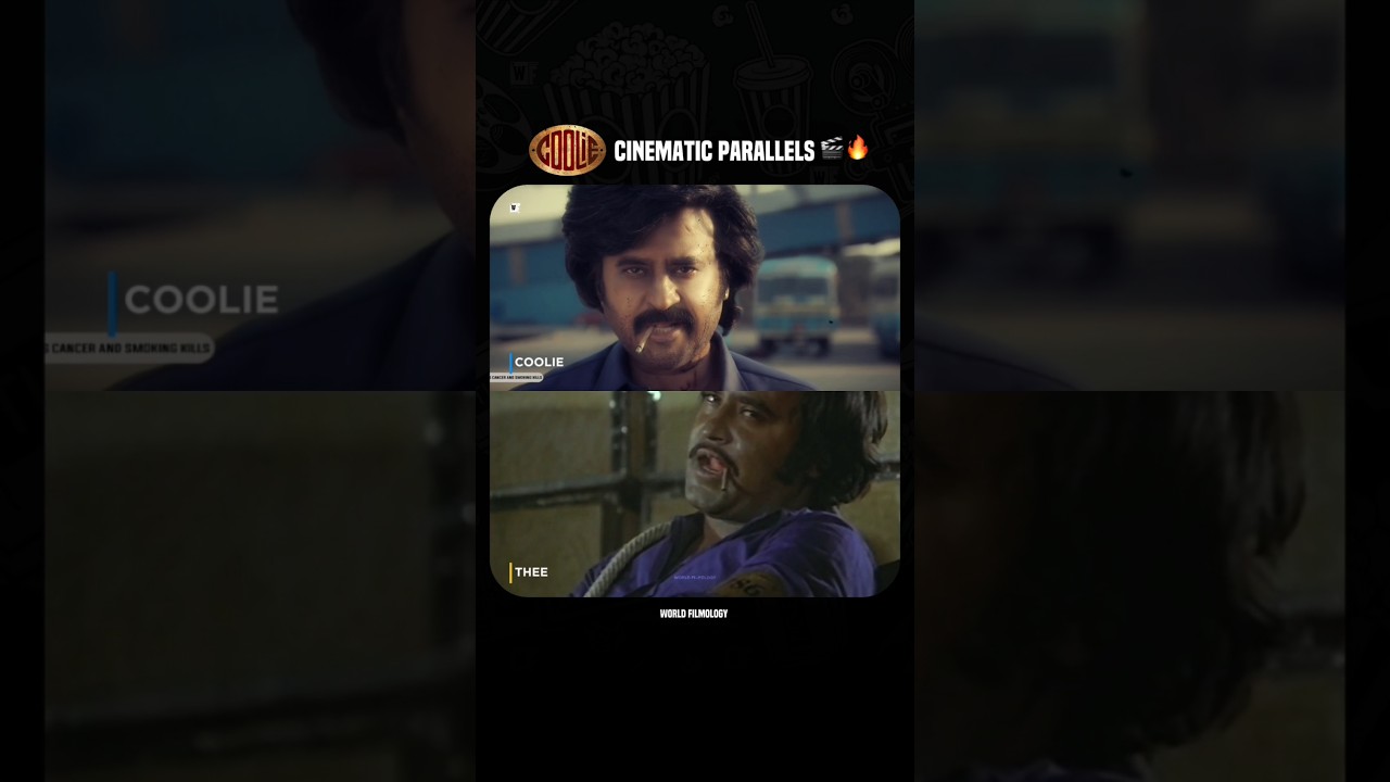Coolie Cinematic Parallels🔥 