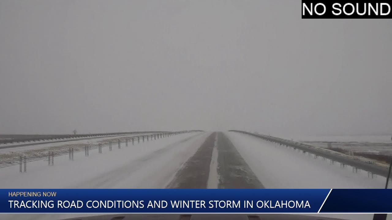 Oklahoma Winter Storm: Tracking road conditions after snowfall