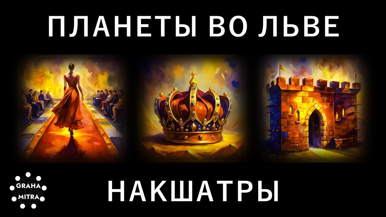Подробный разбор по накшатрам. Все планеты во Льве. Накшатры Магха, Пурва-Пхалгуни, Уттара-Пхалгуни.