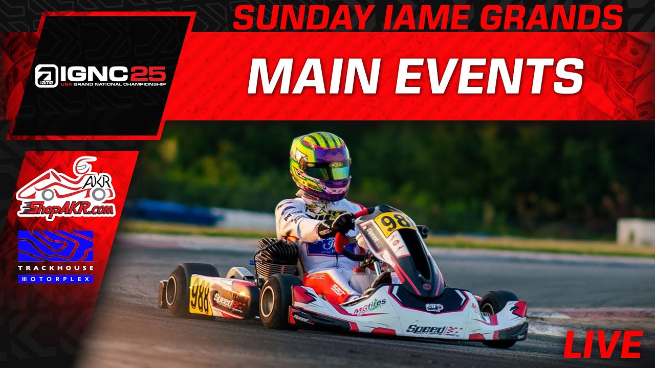 2025 IAME USA Grand National Championship | Mooresville, NC | Sunday - Main Events