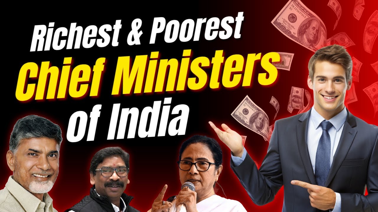 Richest & Poorest Chief Ministers of India 2025 💰 | Full List of Assets #facts  @Rohitfacts65