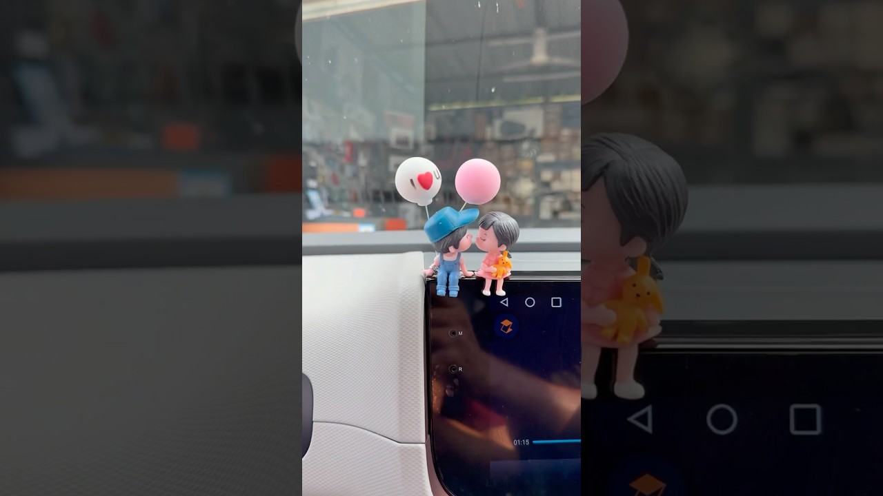 Cute Cartoon Couples Action Figure Figurines Balloon Ornament Car Dashboard Toys Decorative #shorts