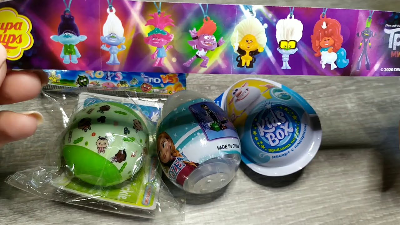 Открываем Киндер вместе😍Разные коллекции👍