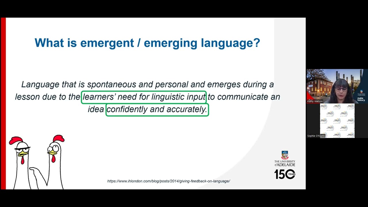 Upgrading your students’ language by giving feedback that makes a difference