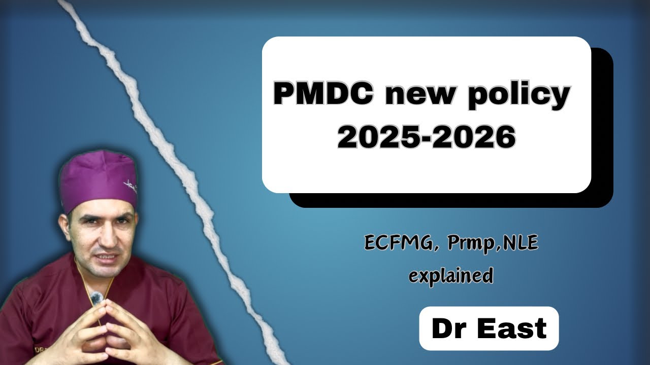 PMDC new policy for foreign medical graduates #pmdcnews #fmge #pmdclatestnews 