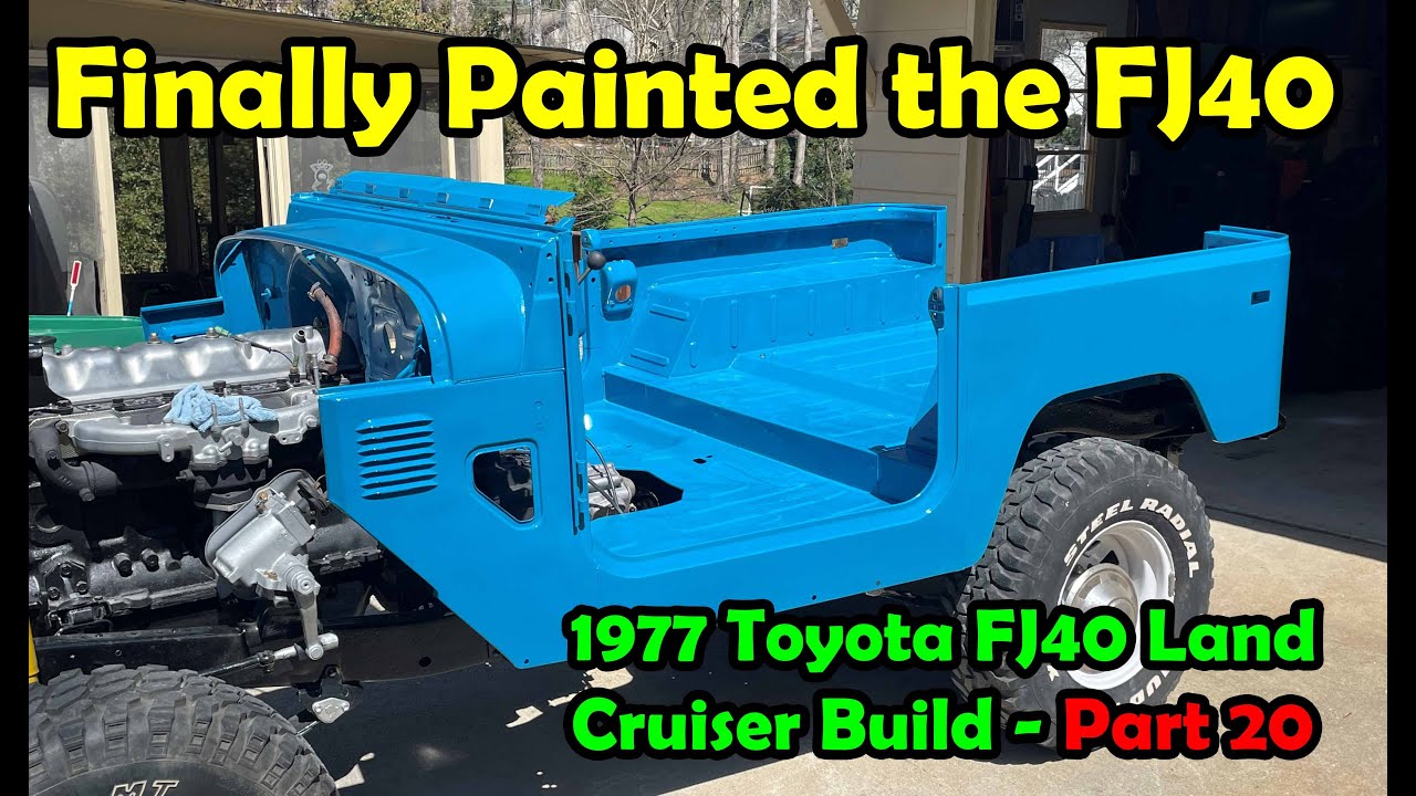 Painting the Toyota FJ40 Land Cruiser - Build Part 20