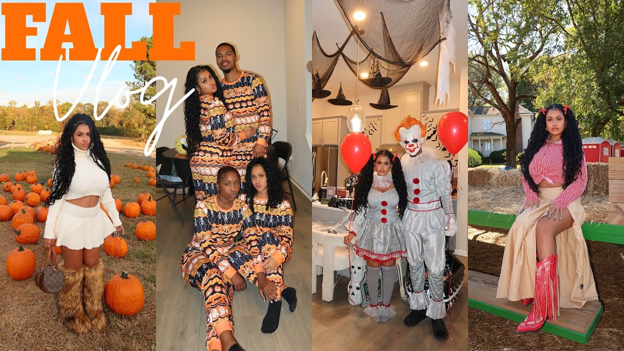 FALL VLOG | FAMILY HALLOWEEN PARTY + PUMPKIN PATCH +HOME DECOR+GIRLS NIGHT+APPLE PICKING+FASHIONNOVA