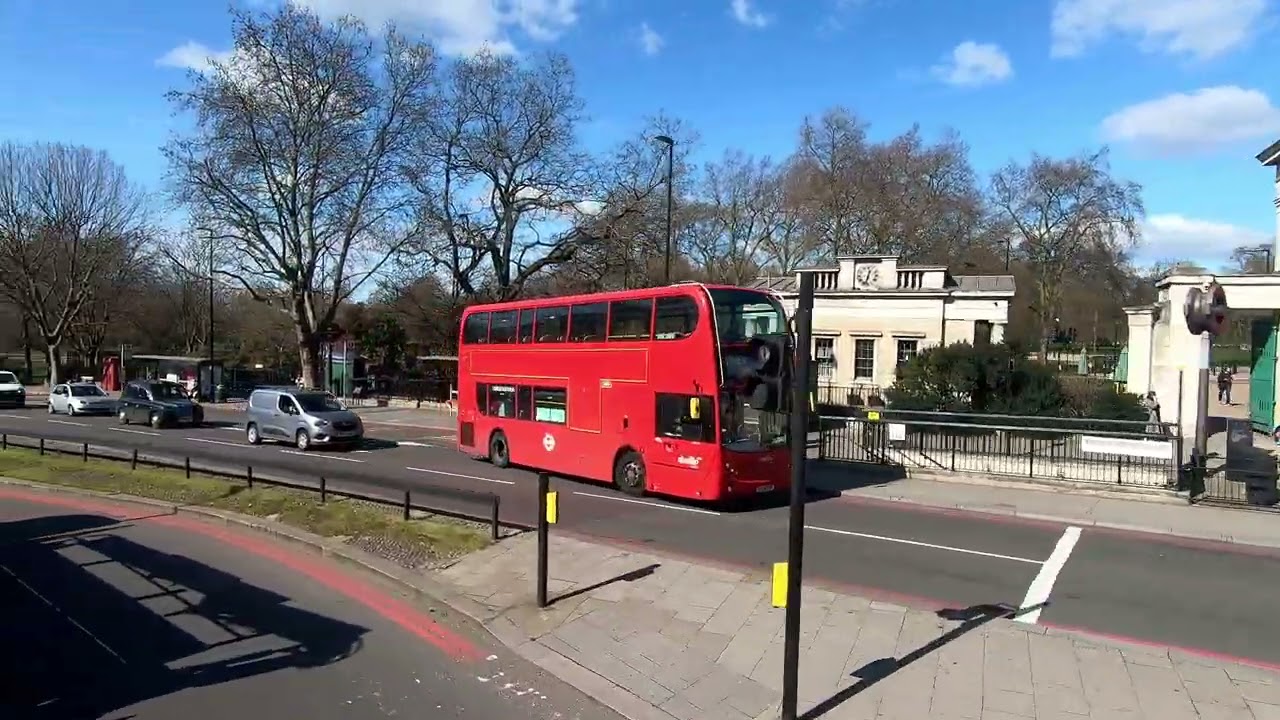 London BUS Ride 🚌 Route 137 - MARBLE ARCH to STREATHAM HILL via Sloane Square, Clapham Common Stn