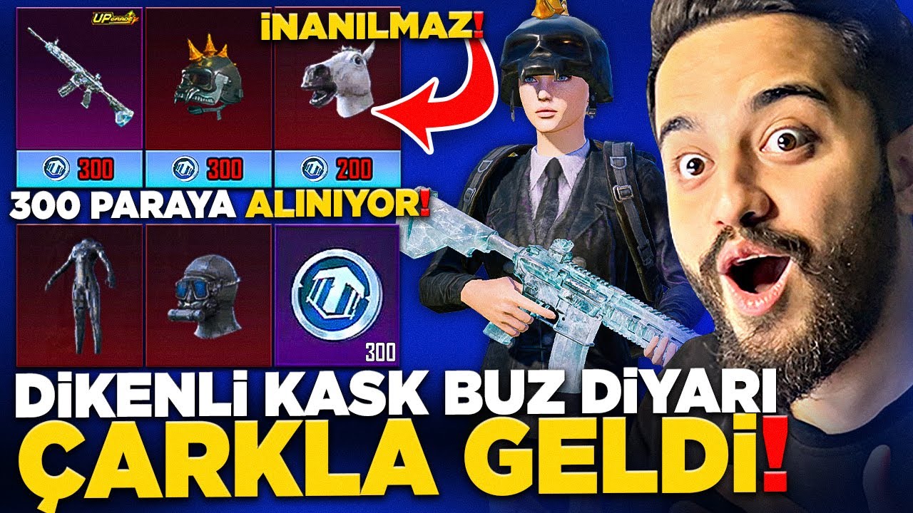 DİKENLİ KASK ve BUZ DİYARI ÇARKLA GELMİŞ! İNANAMAYACAKSIZ! PUBG Mobile Kore