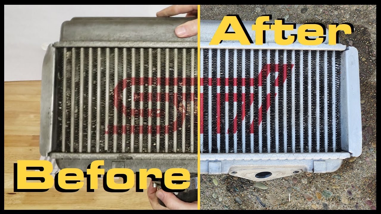 Easy DIY - Clean and Restore Intercooler TMIC - STI FXT WRX