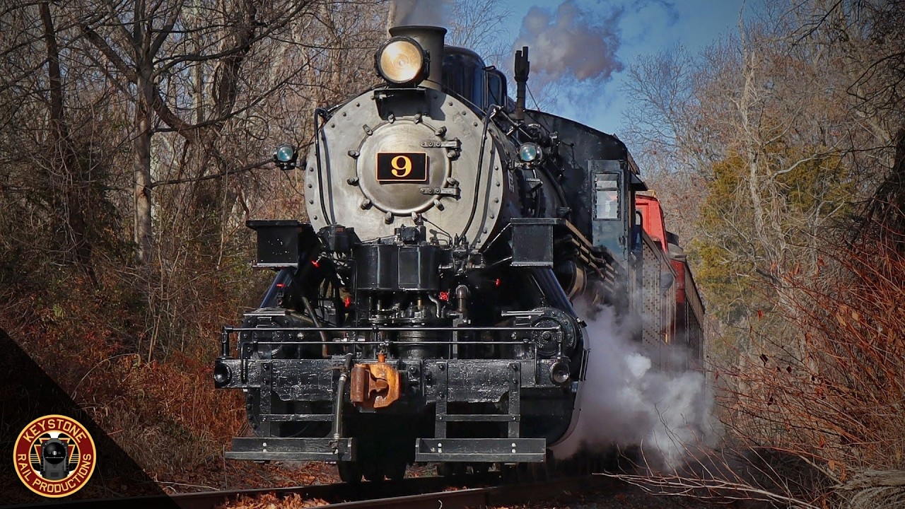 Woodstown Central 9: Winter Steam on the Salem Branch (4K)
