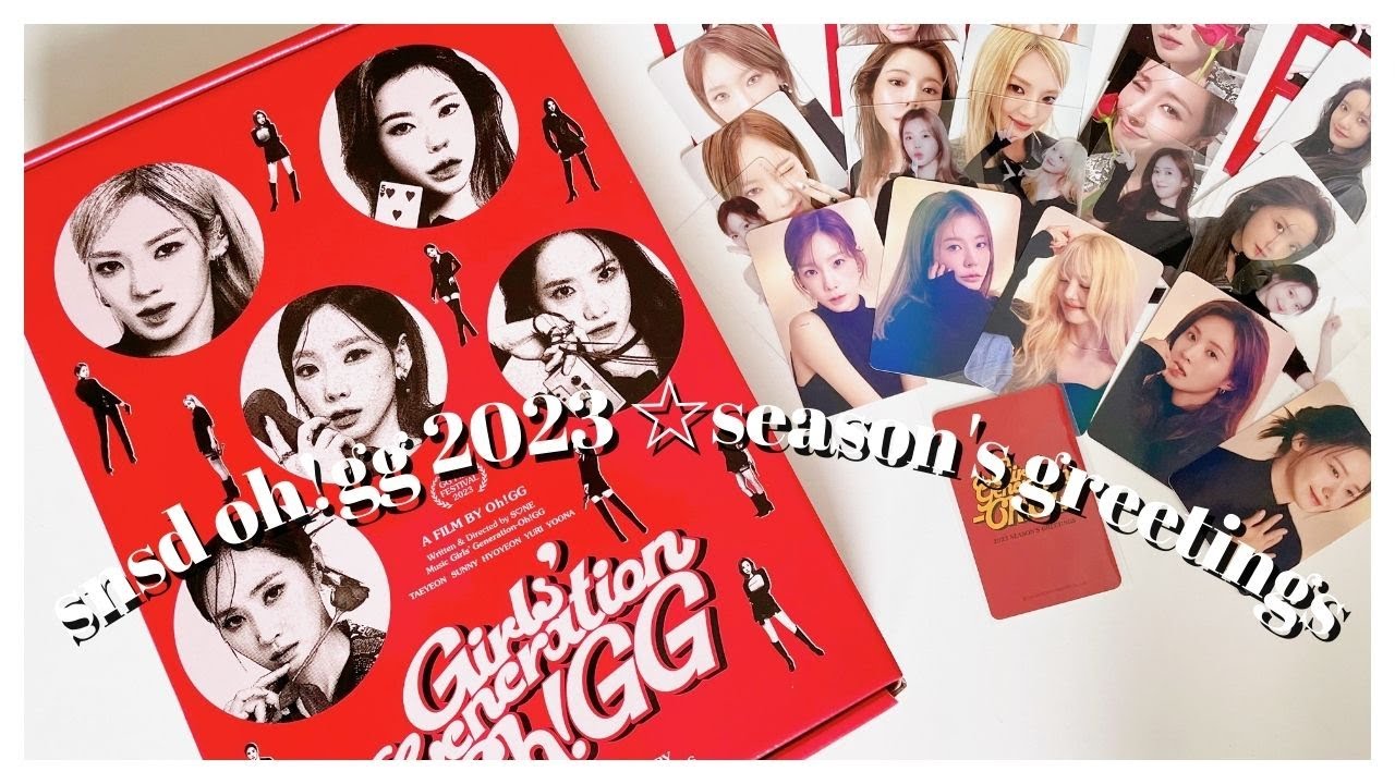 [unboxing] snsd oh!gg 2023 seasons greetings 🃏 ktown pobs