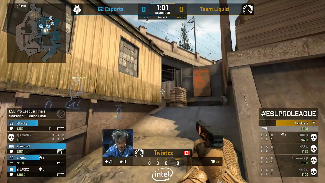 G2 JaCkz with the quad kill pistol round (overpass)