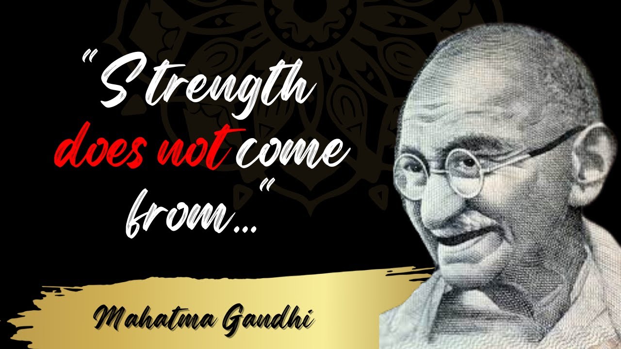 Mahatma Gandhi Greatest Life Quotes You Should Know | Inspirational | Motivational