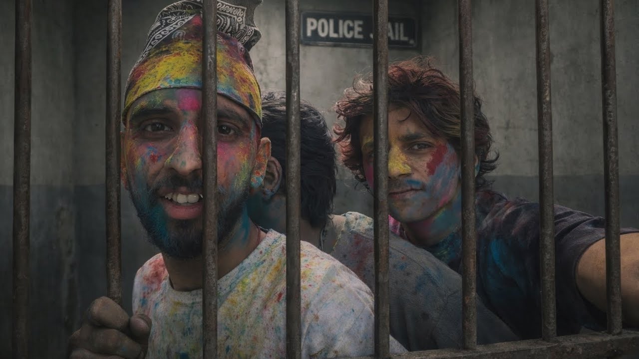 Holi wale din hui jail 🌈#vlog #celebration #festival #holi #fun