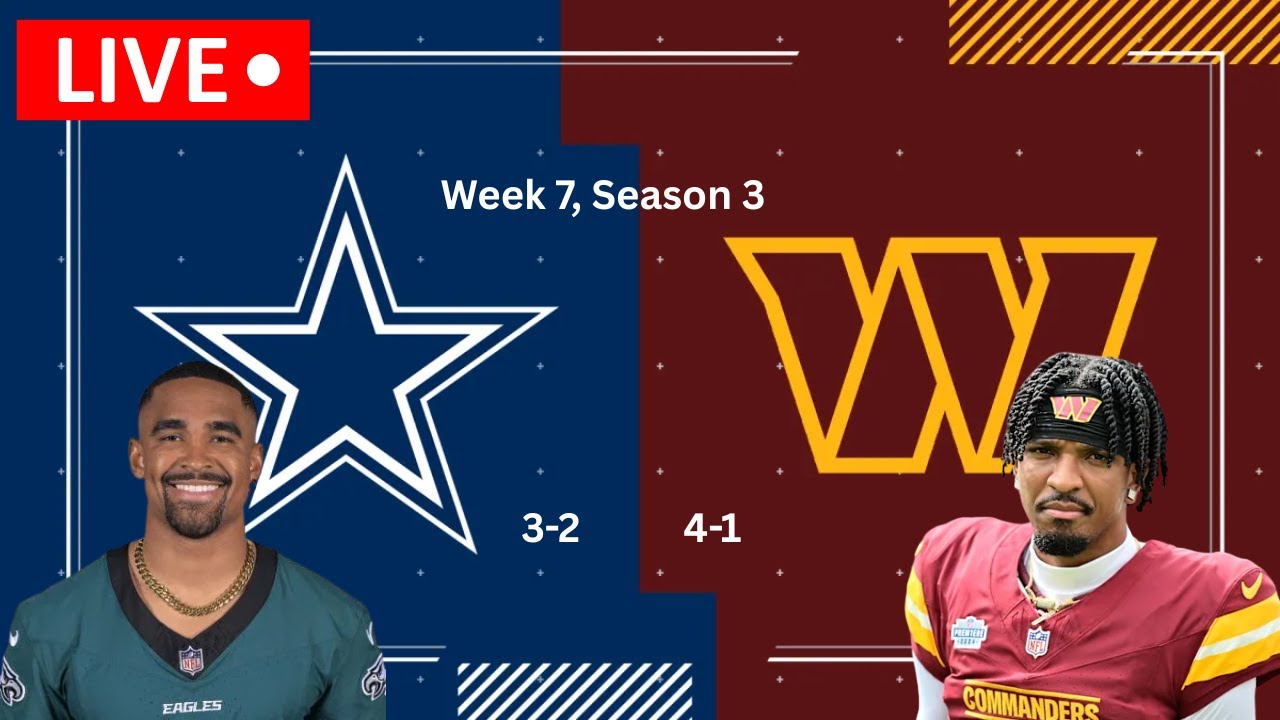 Madden 26 Online Franchise Week 7: DAL (3-2) @ WAS (4-1)! 1st Place On The Line!!