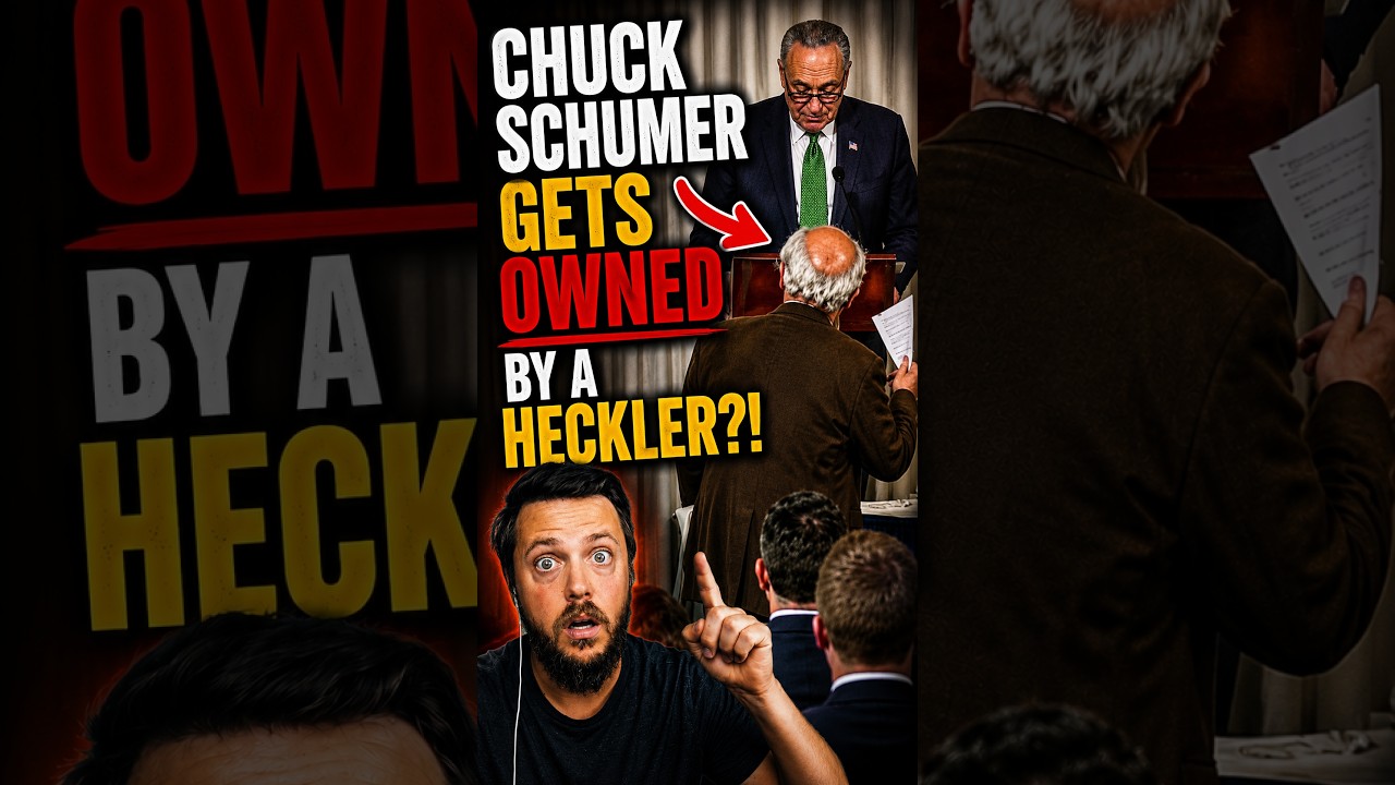 Chuck Schumer Gets Owned by a Heckler?!