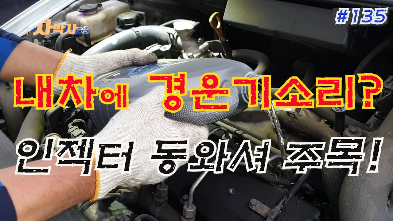 차박사TV_135회 내차에 경운기 소리? 인젝터 동와셔 주목!