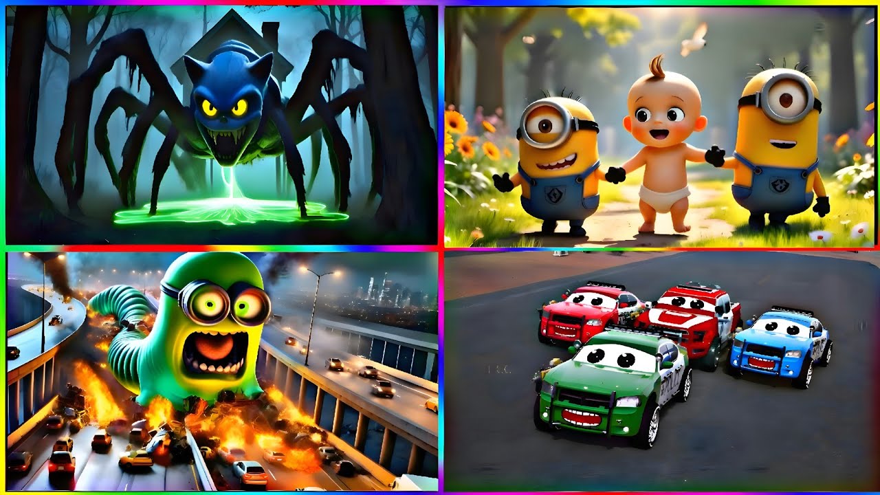  Funny Monster EPIC Tiles Hop Battle | School Bus vs Train Eater 🔥(Impossible!) 🎉
