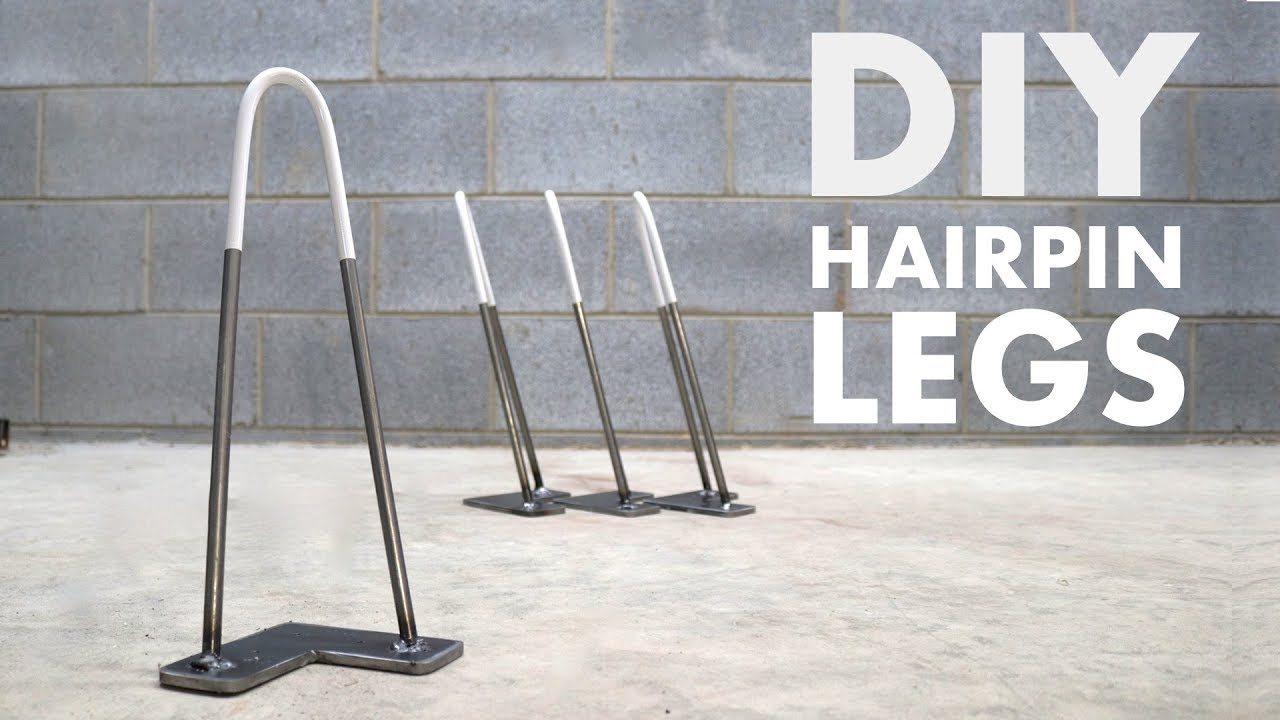 How to Make Hairpin Table Legs | EASY