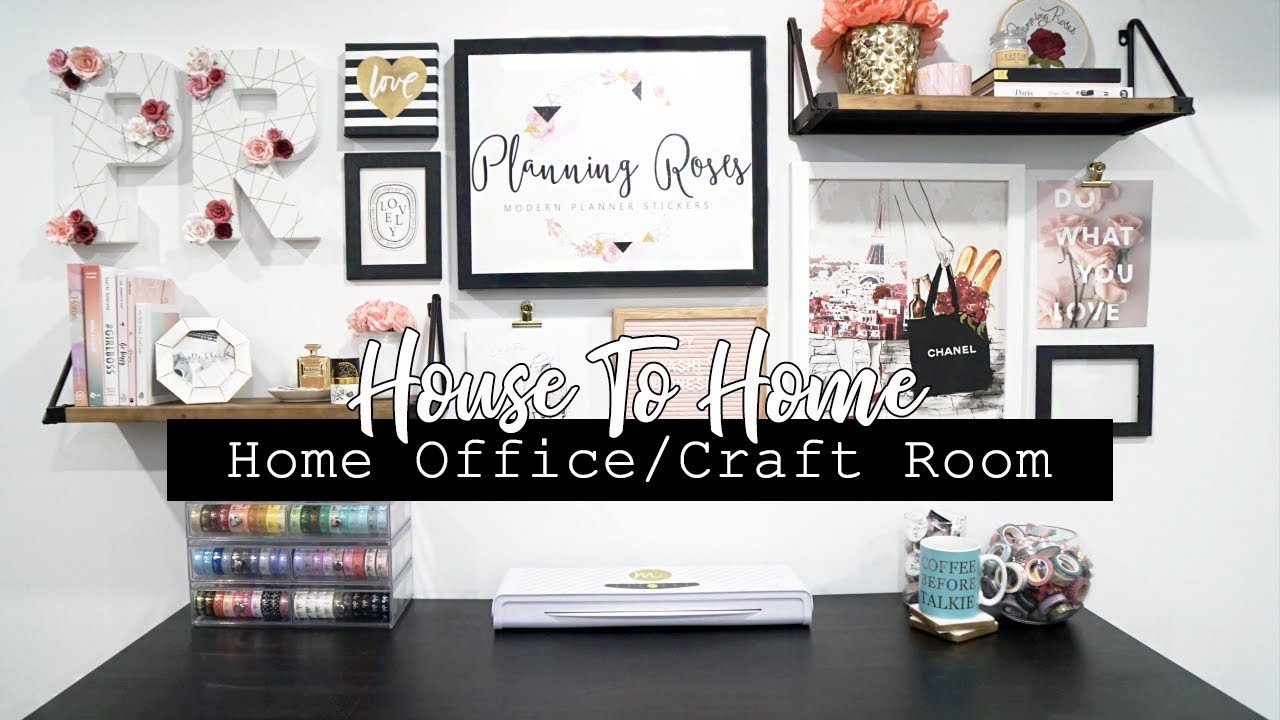 Home Office/Craft Room Makeover! || HOUSE TO HOME SERIES!