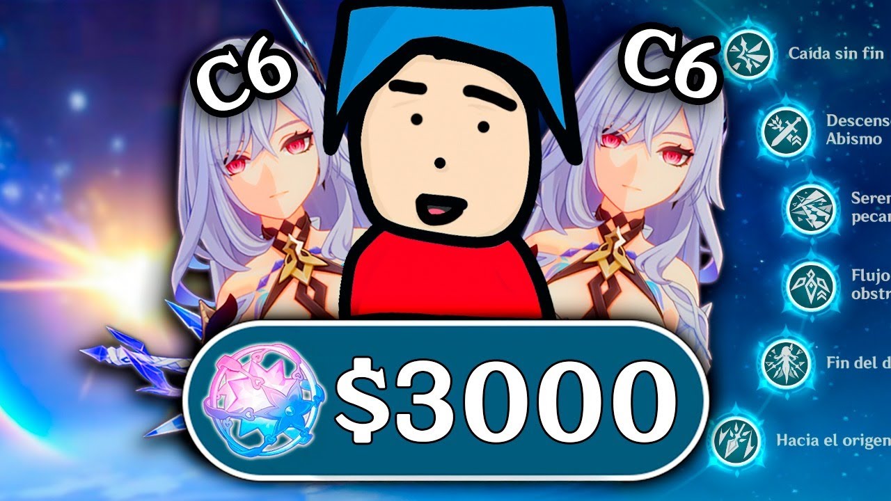 🤑GASTANDO 200,000 PROTOGEMAS POR SKIRK C6🤑| GENSHIN IMPACT