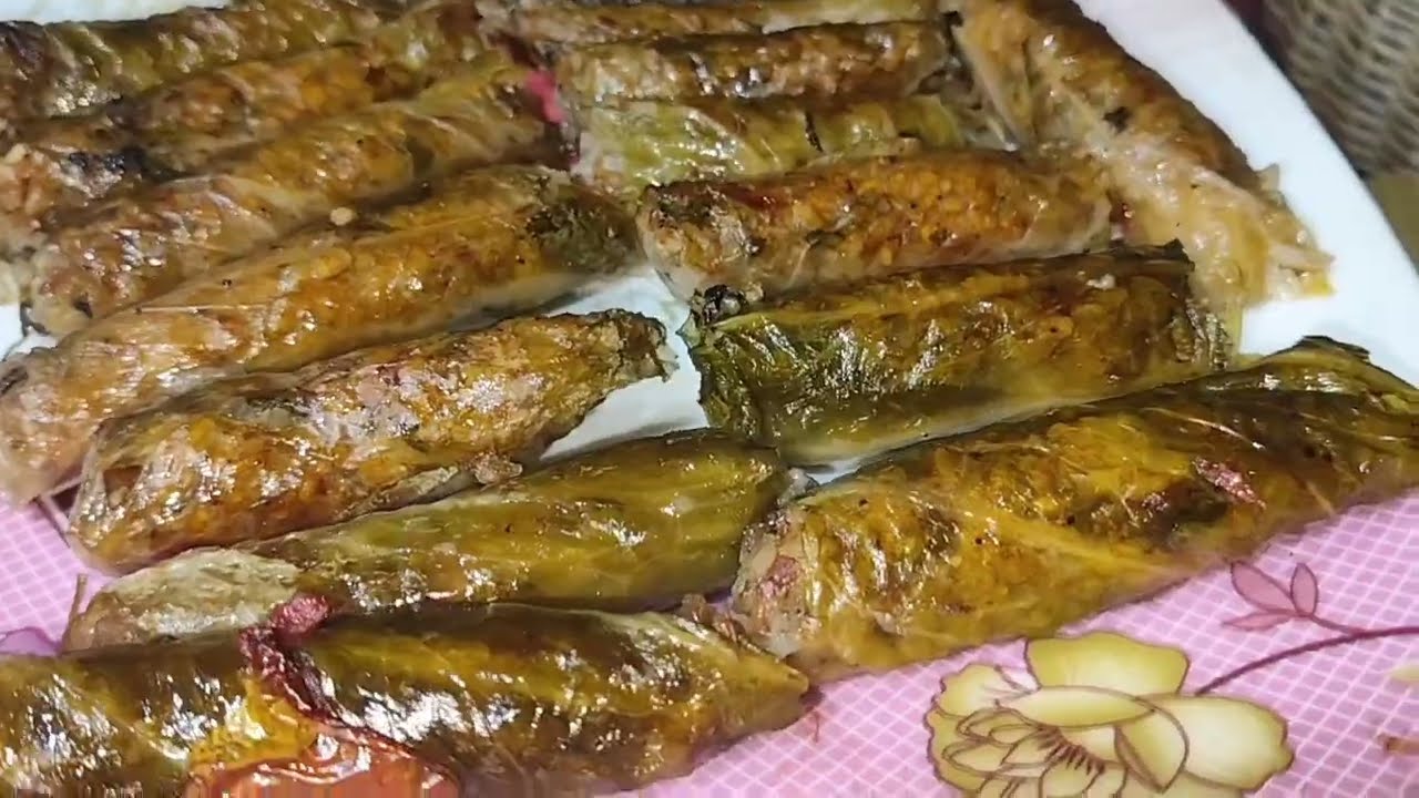 محشى الكرنب  من غير لف وبسرعه الصاروخ انسى الطريقة العاديه 