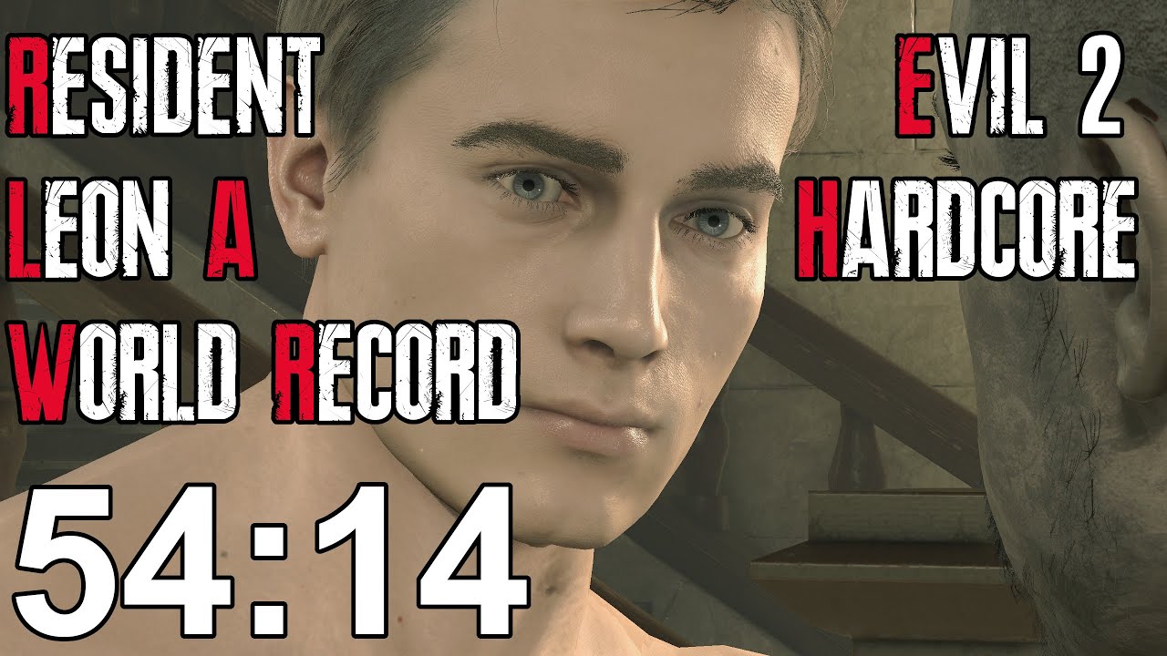 Resident Evil 2 Remake — Леон. Мировой рекорд скорости прохождения в режиме Hardcore Speedrun — 5...